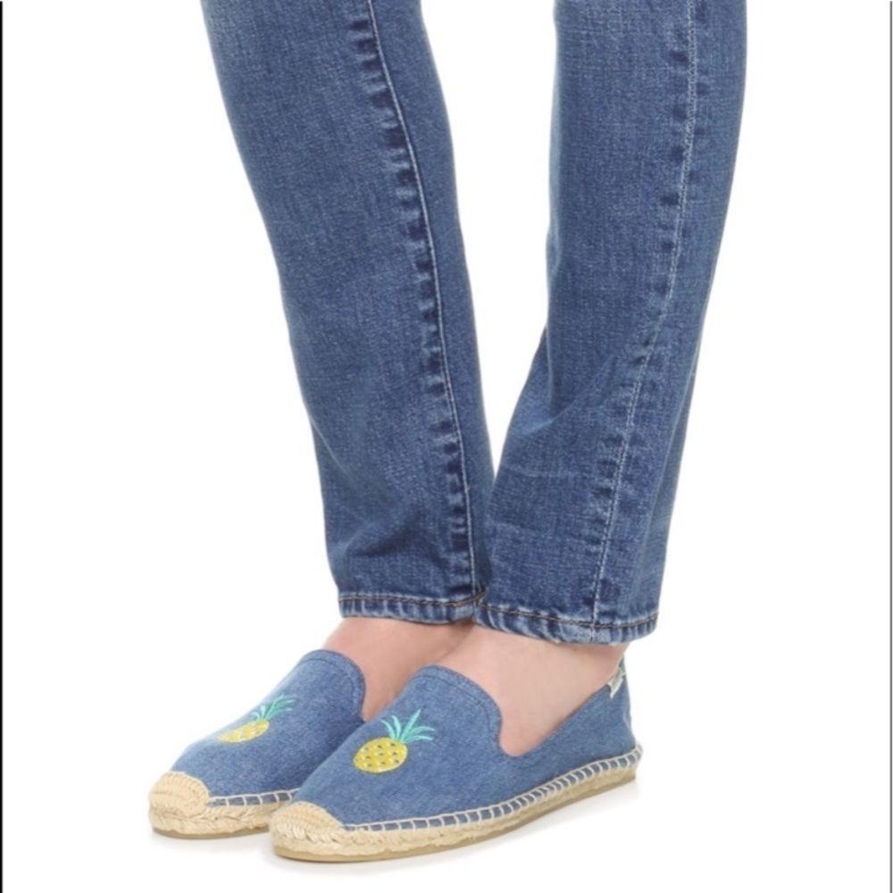 Soludos Smoking Flat Pineapple size 7​​​​​​